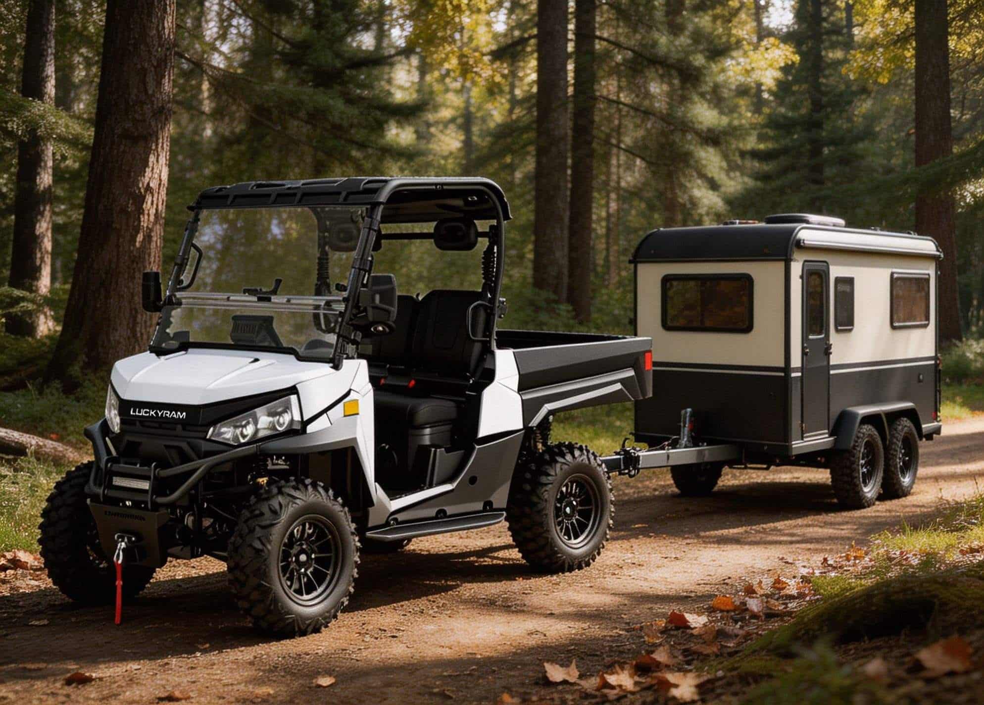 4WD Off Road Electric UTV 73.6V PKE Avaimeton 20KW huipputeho 670kg