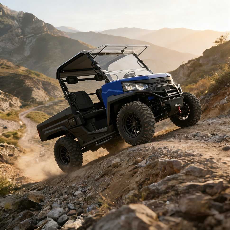73,6V 150Ah 4WD sähköinen UTV PKE avaimeton EPS maatilametsästykseen