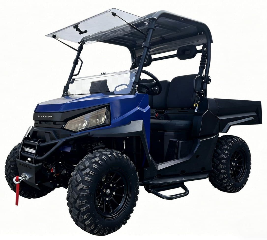 73.6V sähköinen UTV 10KW AC moottori 80-100km kantama kiinteistön huoltoon