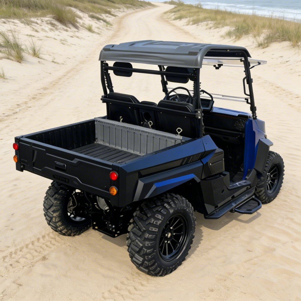 Sähköinen UTV 4WD työmaille 14 tuuman renkaat 73.6V 20KW huipputeho