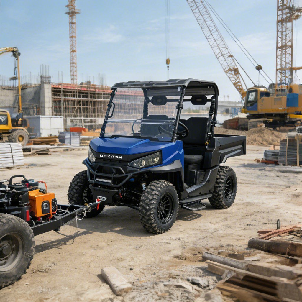 Ranch Work UTV 4WD 10KW AC moottori 670kg Kuormaus 1000kg Hinaus
